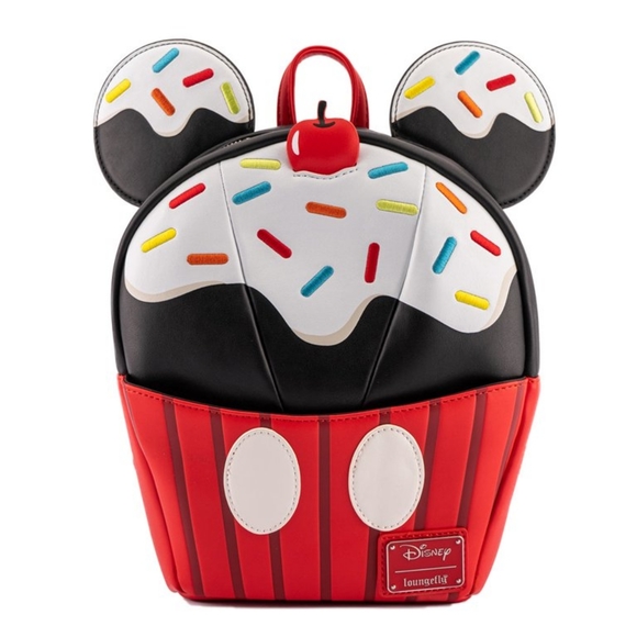 Loungefly Handbags - Price firm $ Loungefly Disney Mickey Mouse Sprinkle Cupcake Mini Backpack